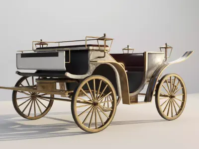 HORSE CARRIAGE 3D model