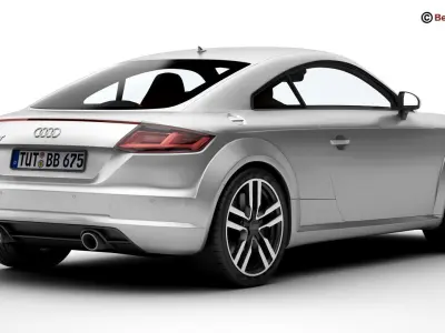 Audi TT Coupe 2015 3D model