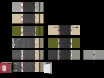 Asset Race Track  Low-poly 3D model