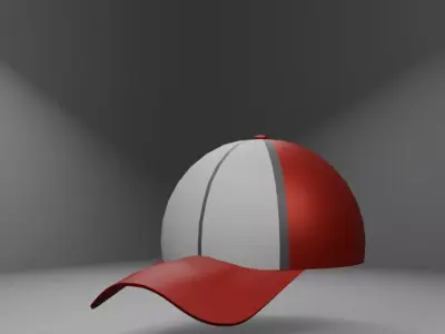 Baseball cap 3D model buy