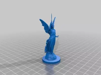 Winged Victory with Sting Free low-poly 3D model