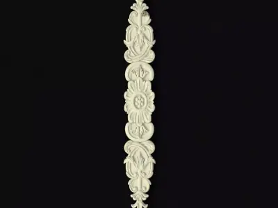 Central decor ornament for furniture 3D model 620