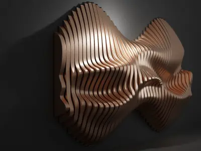 Parametric Wall Decor 3D model