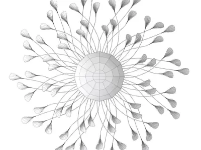 Christopher Guy mirror Cala 3D model