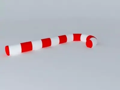 Cane Christmas Free 3D model
