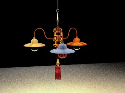 Chinese palace lantern  3D model