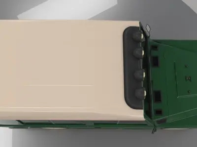 Fiat Campagnola 1979 station wagon 3D model