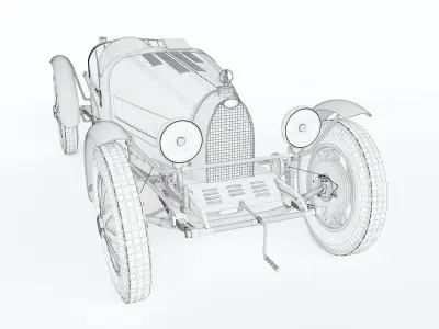 Bugatti Type 3D model