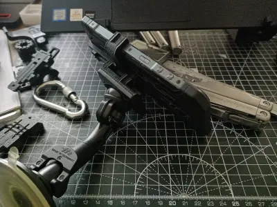 mobile-phone-hook-something Adapter Free 3D print model