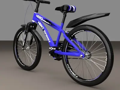 Cycle 3D model Low-poly 3D model