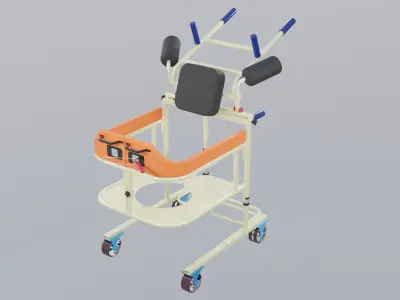 Bathroom wheelchair 3D model