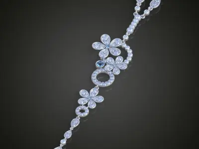  Ring Earring and Pendant Set 3D printable model 0081 3D Model Pack