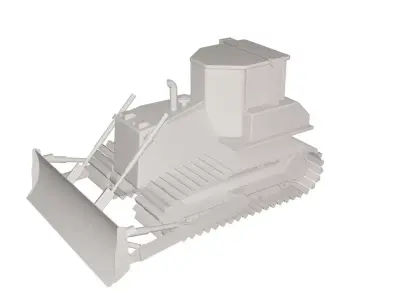 Industrial vehicle 3D model