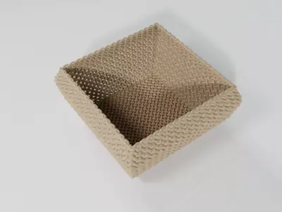WICKER BASKET02 3D model