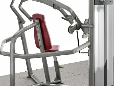 Sports trainer Life Fitness 4 3D model