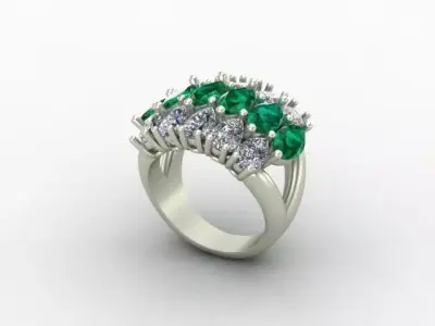 Wedding ring 3D print model