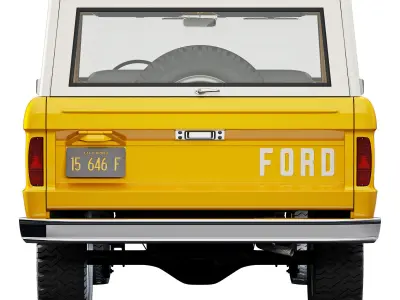 Ford bronco 1966 3D model