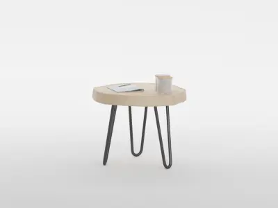 Coffee Table Set 02 3D model