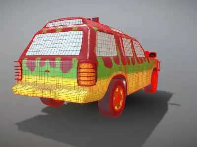  Jurassic Explorer XLT SUV offroad 3D model