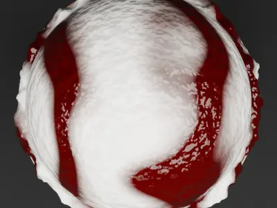 Chocolate Symphony in a Waffle Cone ice cream 3D model 3D model