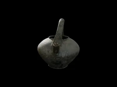 Anydrafts Old teapot 01 Low-poly 3D model