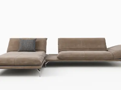 Caeser Sofa Bullfrog 3D model
