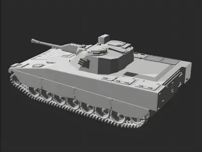 Cv9040 bofors 3D print model