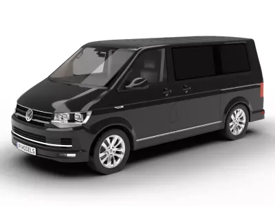 Volkswagen T6 Transporter 2019 3d model  3D model