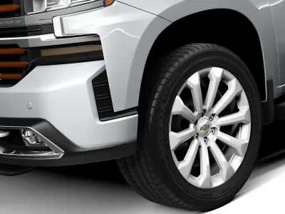 Chevrolet Silverado High Country 2019 3D model