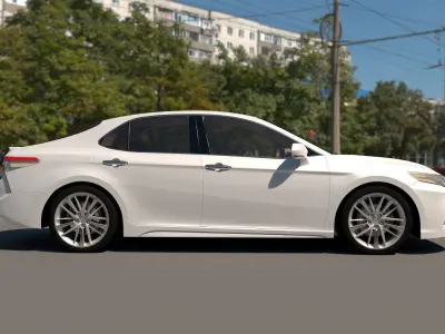 Toyota Camry White 3D model
