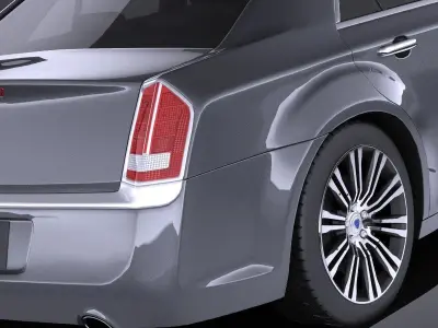 Lancia Thema 2015 VRAY 3D model