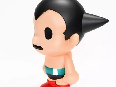 Baby Milo Astro Boy toy 3D print model