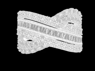 Cross Ring Free 3D model