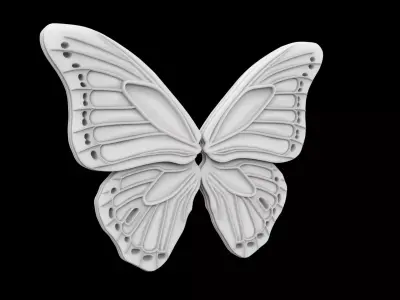butterfly wings 3D Print Model 3D print model