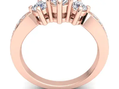 Fancy Luxury Ring  3D print model