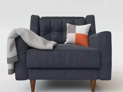 Crosby armchair  3D model
