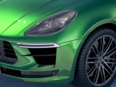 Porsche Macan Turbo 2019 3D model