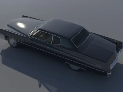 Cadillac Deville Coupe 1970 3D print model