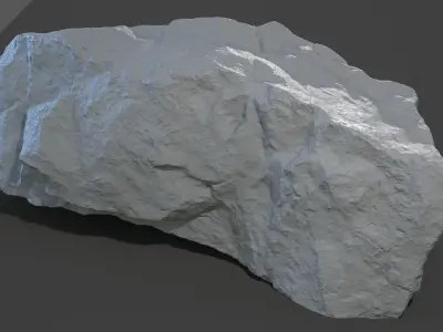 Mountain Rock Scan A Free low-poly 3D model
