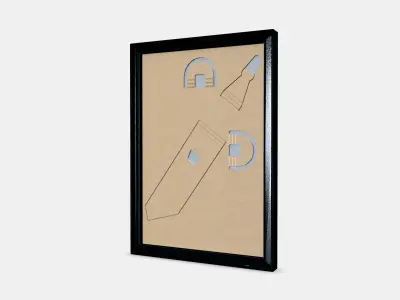 YLLEVAD picture frame 1 Low-poly 3D model