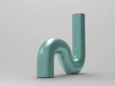 Pipo Vase Low-poly 3D model