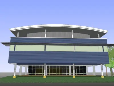 Office extension 3D model