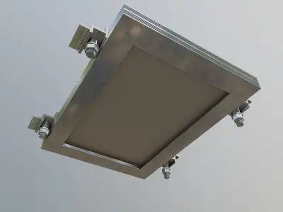1-Solar Panel 5Wp 260x185x20mm 3D model