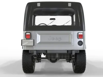 Jeep CJ7 1982  3D model
