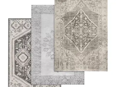 Rug Set 1543 3D model