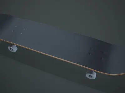 Skateboard Low-poly 3D model