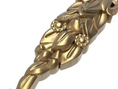 decorative pattern ready for 3D printing 3D model