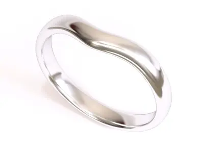 Elsa Peretti wedding band ring 3D print model