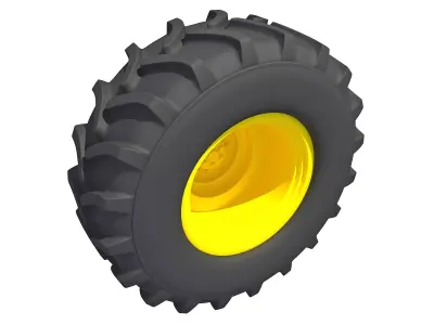 Tractor Tyre 3D model