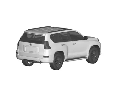 lexus gx460  3D model
